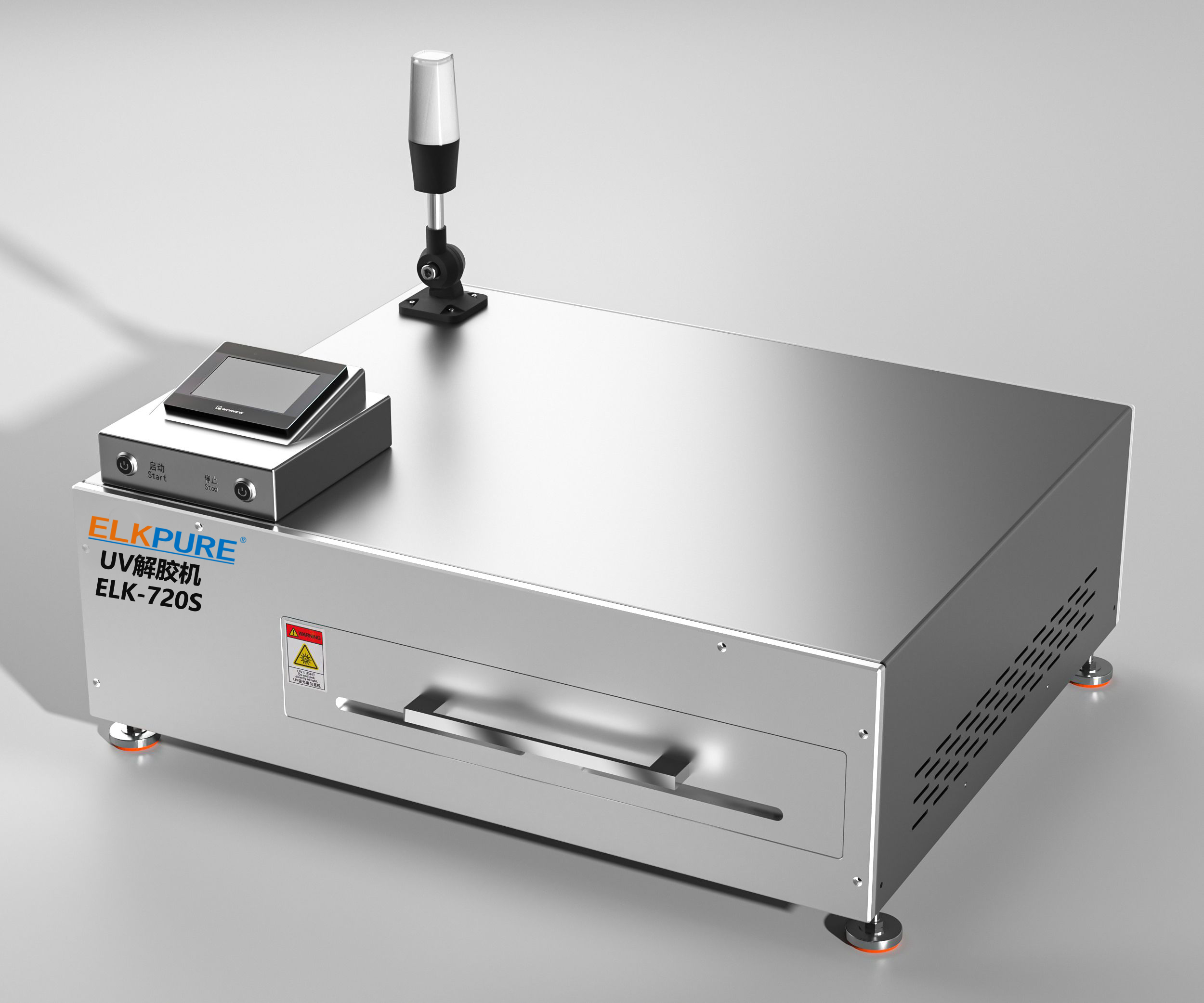 恩乐科12寸晶圆减薄、划片用UV解胶机ELK-720S